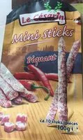 Mängden socker i Le Césarin Mini Sticks Piquant