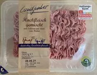 Mängden socker i Hackfleisch gemischt