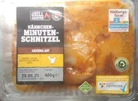 Mängden socker i Hähnchen Minutenschnitzel Arizona Art