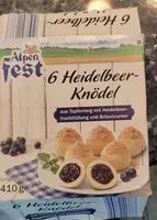 Mängden socker i Heidelbeer Knödel