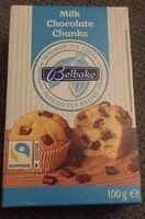 Mängden socker i Milk chocolate chunks