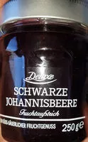 Mängden socker i Schwarze Johannisbeere-Aufstrich - Confiture de cassis
