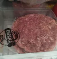 Mängden socker i Hamburguesa burguer meat de cerdo vacuno