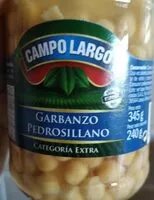 Mängden socker i Garbanzo pedrosillano