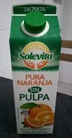 Mängden socker i Zumo Naranja sin pulpa