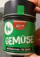 Mängden socker i Würzmischung für gemüse