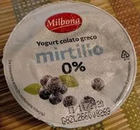 Mängden socker i Yogurt colato greco mirtillo 0%