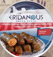 Mängden socker i Oriental dolmas, stuffed vine leaves with rice