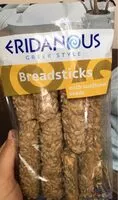 Mängden socker i Eridanous greek style breadsticks with sunflower seeds