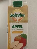 Mängden socker i Saft - Apfelsaft Direktsaft naturtrüb