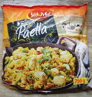 Mängden socker i seafood & chicken paella