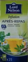 Mängden socker i Infusion après-repas