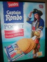 Mängden socker i Captain rondo pocket  Saveur chocolat