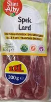 Mängden socker i Lard salé, tranches épaisses - salé sec