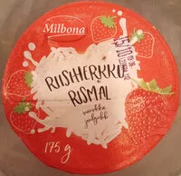 Mängden socker i Milbona Rismål jordgubb