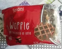 Mängden socker i Waffle con cioccolato al latte