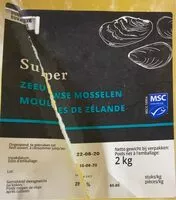 Mängden socker i Moules de Zélande