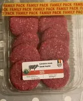 Mängden socker i Steak haché boeuf family pack