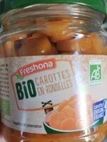 Mängden socker i Carottes en rondelles