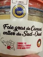 Mängden socker i Foie gras de canard entier du Sud-Ouest