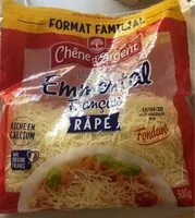 Mängden socker i Emmental français râpé