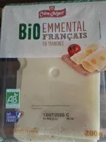 Mängden socker i Emmental français bio