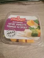 Mängden socker i Dès 3 fromages chèvre, mimolette, fromage au basilic