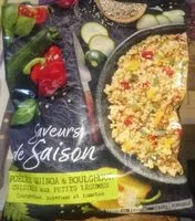 Mängden socker i Poêlée Quinoa & Boulghour cuisiné aux petits légumes