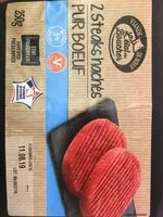 Mängden socker i 2 steak haches pur boeuf