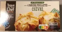 Mängden socker i 4 paniers feuilletés chevre