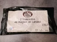 Mängden socker i Tournedos de magret de canard