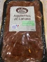 Mängden socker i Aiguillettes de canard