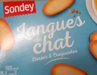 Mängden socker i Langues de chat