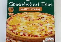 Mängden socker i Quattro formaggi pizza