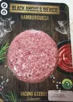 Mängden socker i Hamburguesa black angus y cerdo iberico