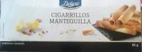 Mängden socker i Cigarrillos de mantequilla
