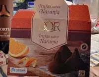 Mängden socker i Trufas sabor naranja