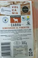 Mängden socker i Quesos de Canarias de cabra semicurado al pimentón