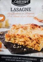 Mängden socker i Lasagne à la dinde et au potiron