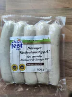 Mängden socker i Original thüringer rostbratwurst
