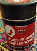 Mängden socker i Würzmischung Extra Scharf