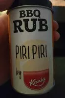 Mängden socker i BBQ RUB Piri Piri