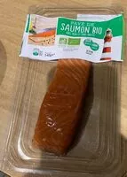 Mängden socker i Pavé de saumon bio avec peau et sans arêtes