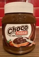 Mängden socker i Choco Nussa