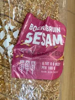 Mängden socker i Boerenbruin Sesam
