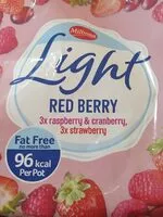 Mängden socker i Light red berry