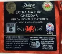 Mängden socker i Extra mature cheddar