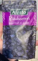 Mängden socker i Lidl Blaubeeren getrocknet & gesüßt
