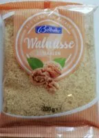 Mängden socker i Walnüsse gemahlen