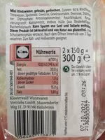 Mängden socker i Mini Rindswiener, gebrüht